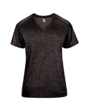 Tonal Blend Women's V-Neck Tee - Pro Game Sports