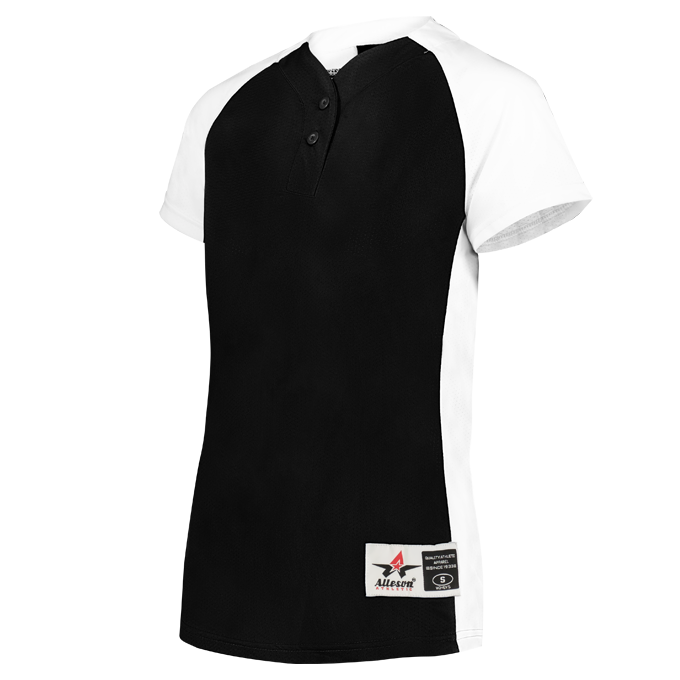 Womens Two Button Fastpitch Jersey