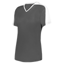 GIRLS V-NECK SOFTBALL JERSEY