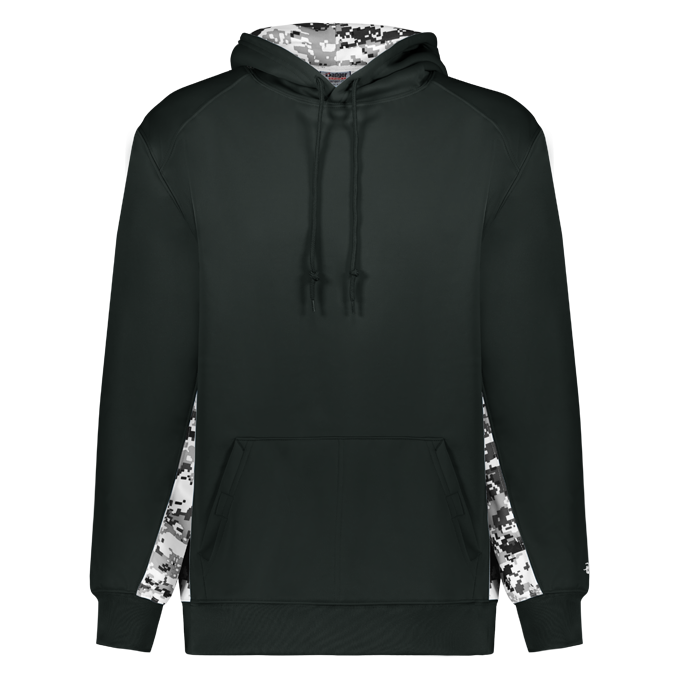 Digital Colorblock Hood