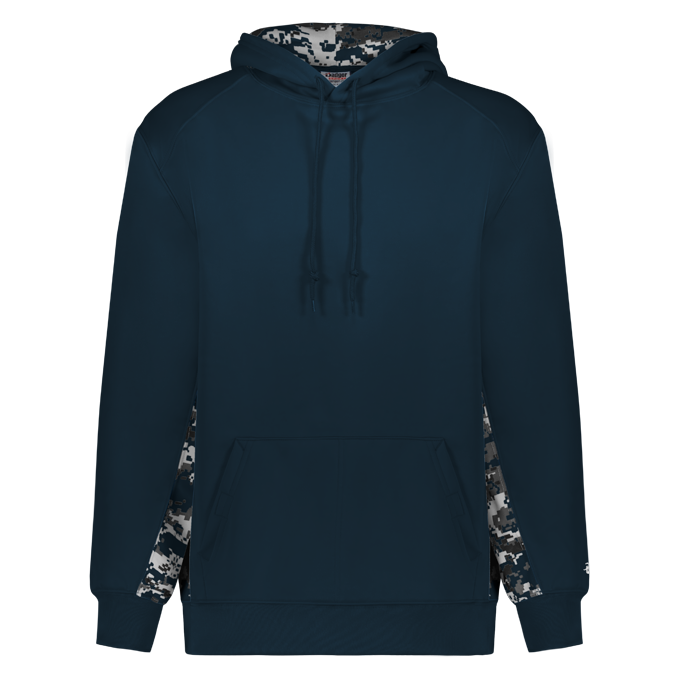 Digital Colorblock Hood