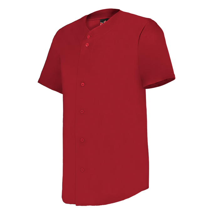 Adult Full Button Lightweight Baseball Jersey