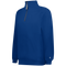 Blue pullover with a quarter zip on a white background