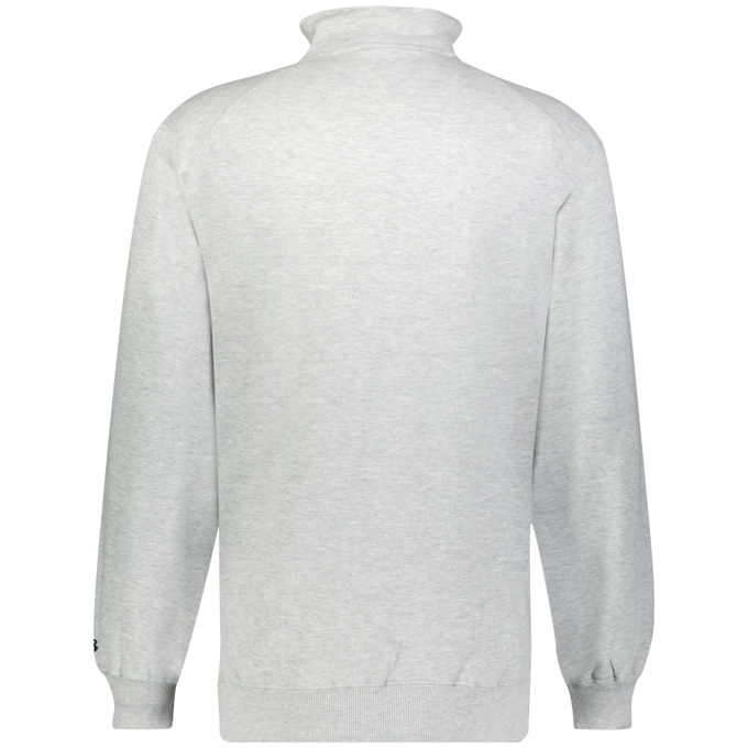 Gray turtleneck sweater on a white background