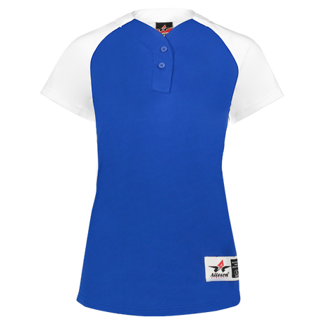 Womens Two Button Fastpitch Jersey - Pro Game Sports