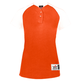 Girls Two Button Fastpitch Jersey - Pro Game Sports