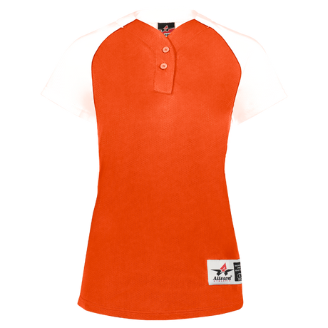Girls Two Button Fastpitch Jersey - Pro Game Sports