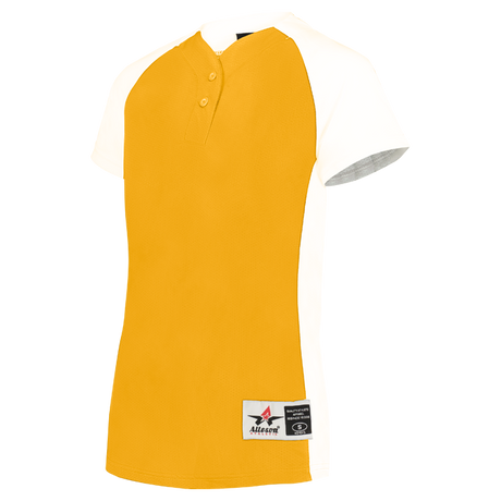 Girls Two Button Fastpitch Jersey - Pro Game Sports