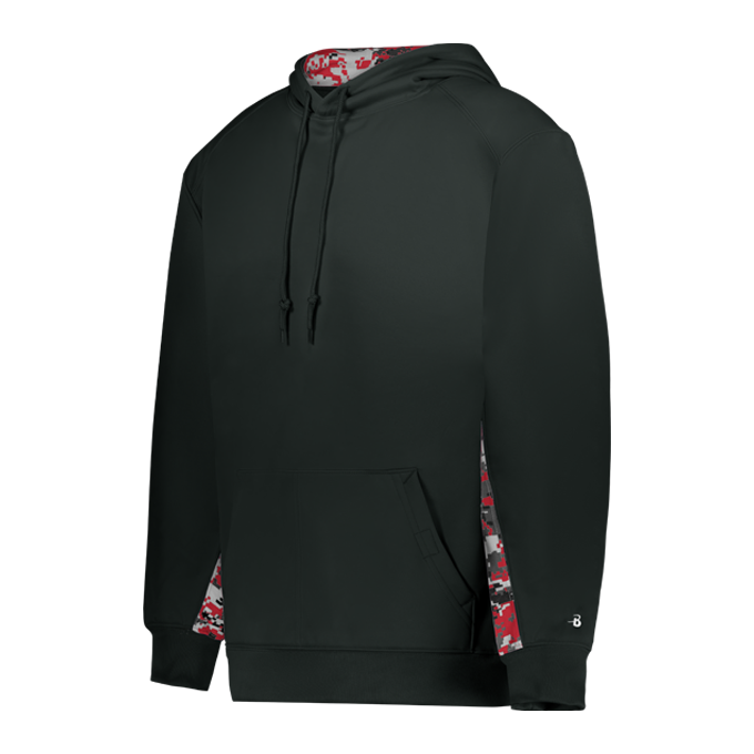 Digital Colorblock Hood