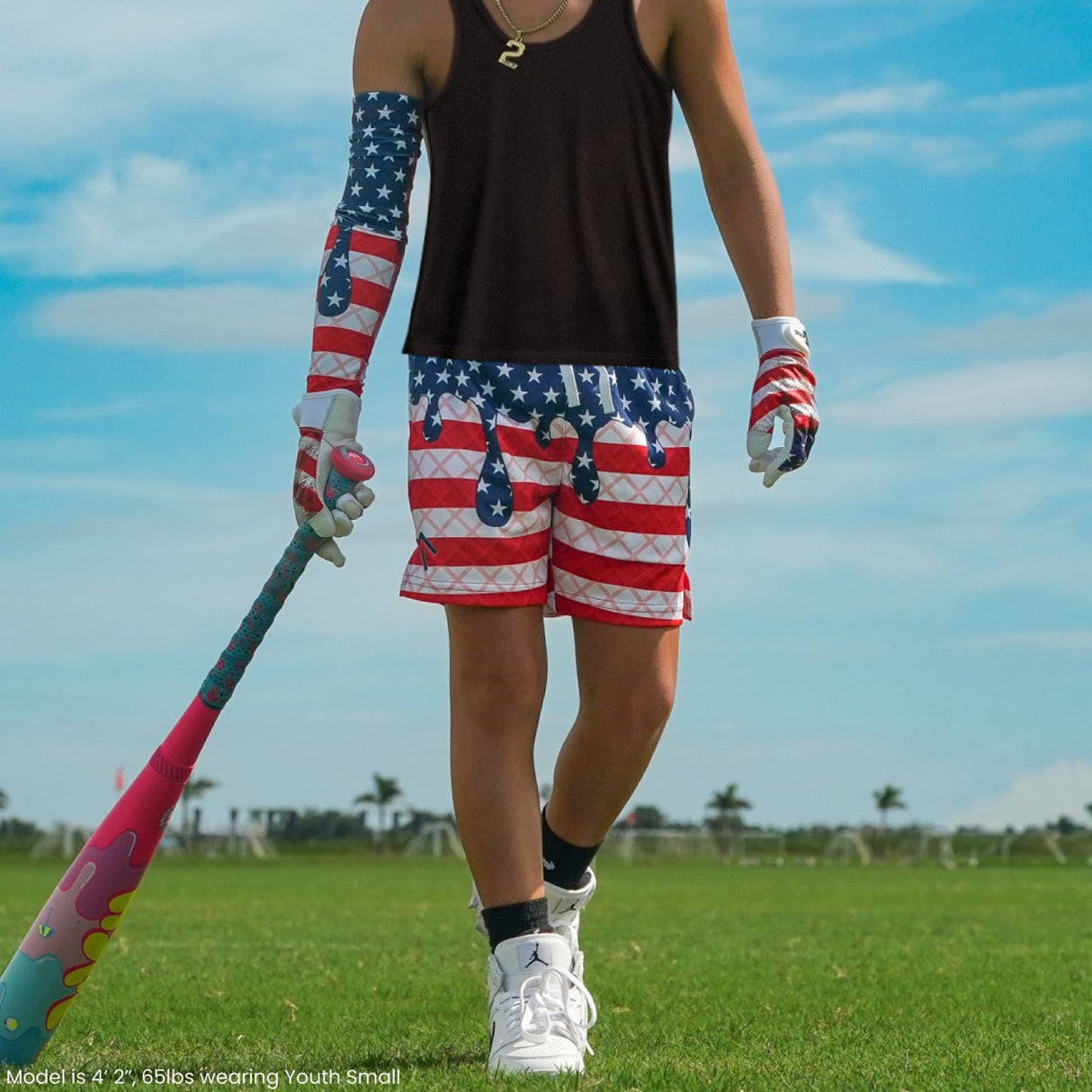 USA Flag Ice Cream Shorts - Pro Game Sports