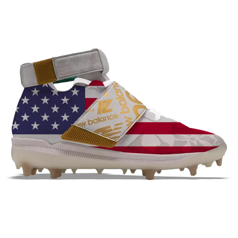 "USA Flag" New Balance Lindor 1 TPU Baseball Cleats