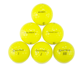 Used TaylorMade Yellow Mix Golf Balls - 1 Dozen - Pro Game Sports