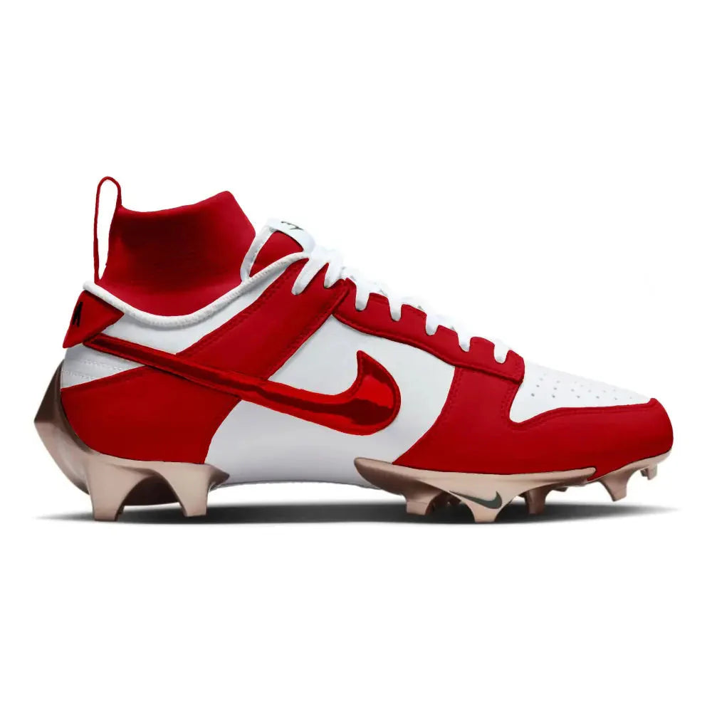 "Varsity Red" Nike Vapor Edge Dunk Cleats