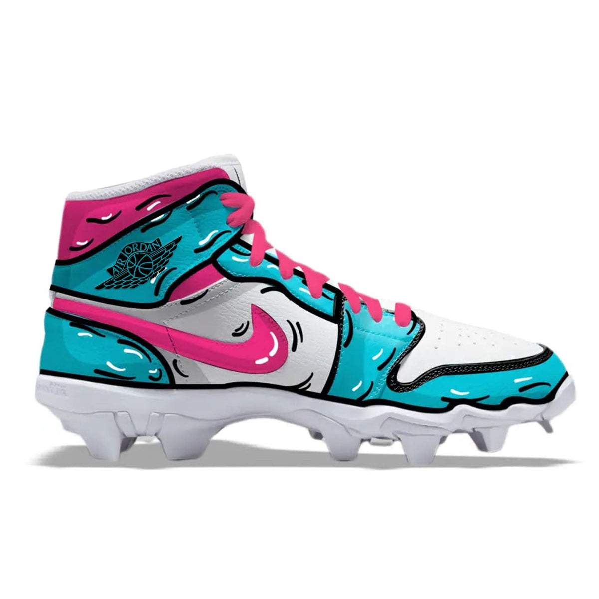 "Vice Cartoon" Jordan 1 Kids' Multisport Cleats