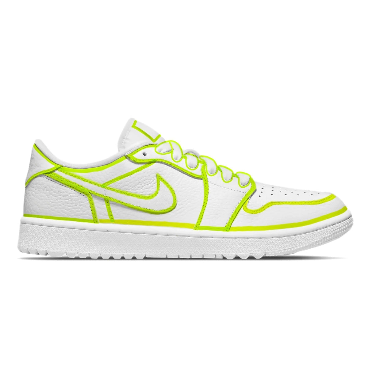 "Volt Lines" Jordan 1 Golf Shoes