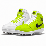 "Volt Mismatch" Jordan 1 Retro Cleats