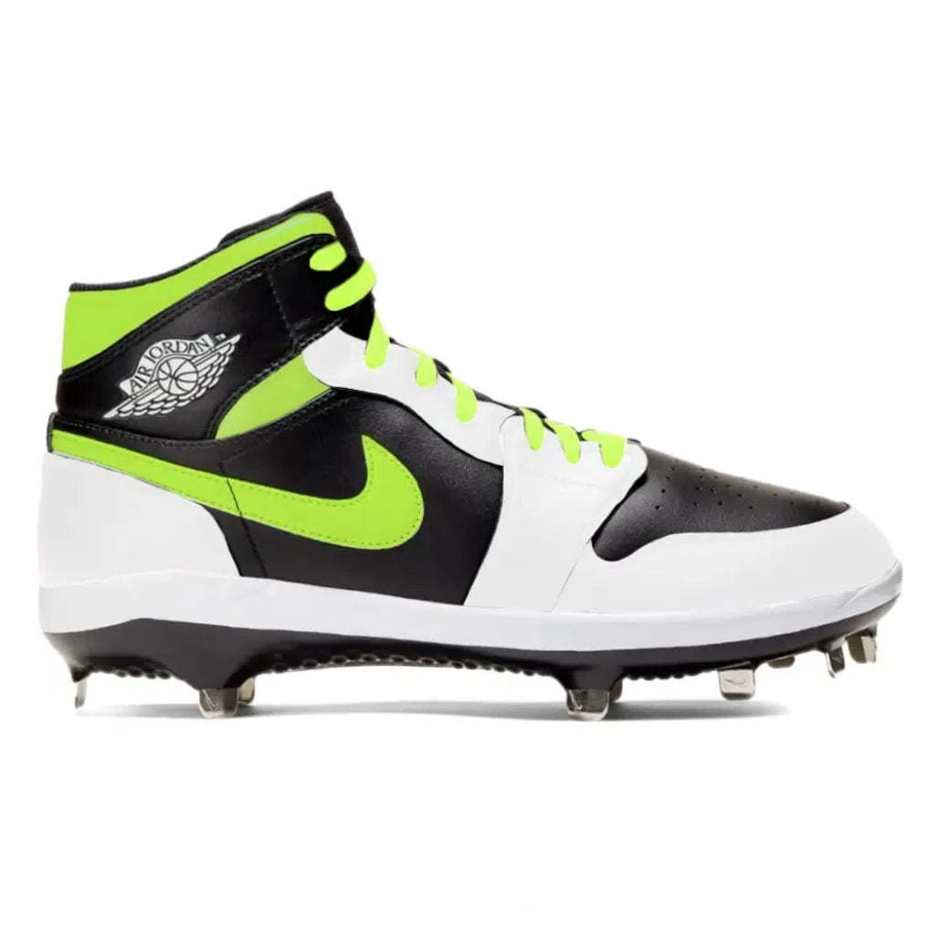 "Volt Panda" Jordan 1 Retro Cleats