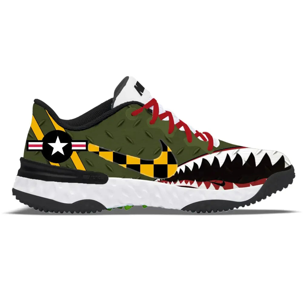 "Warhawk" Nike Alpha Huarache Elite 3 Turfs