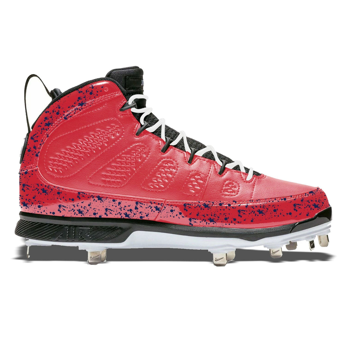 "Washington Splatter" Jordan 9 Retro Cleats