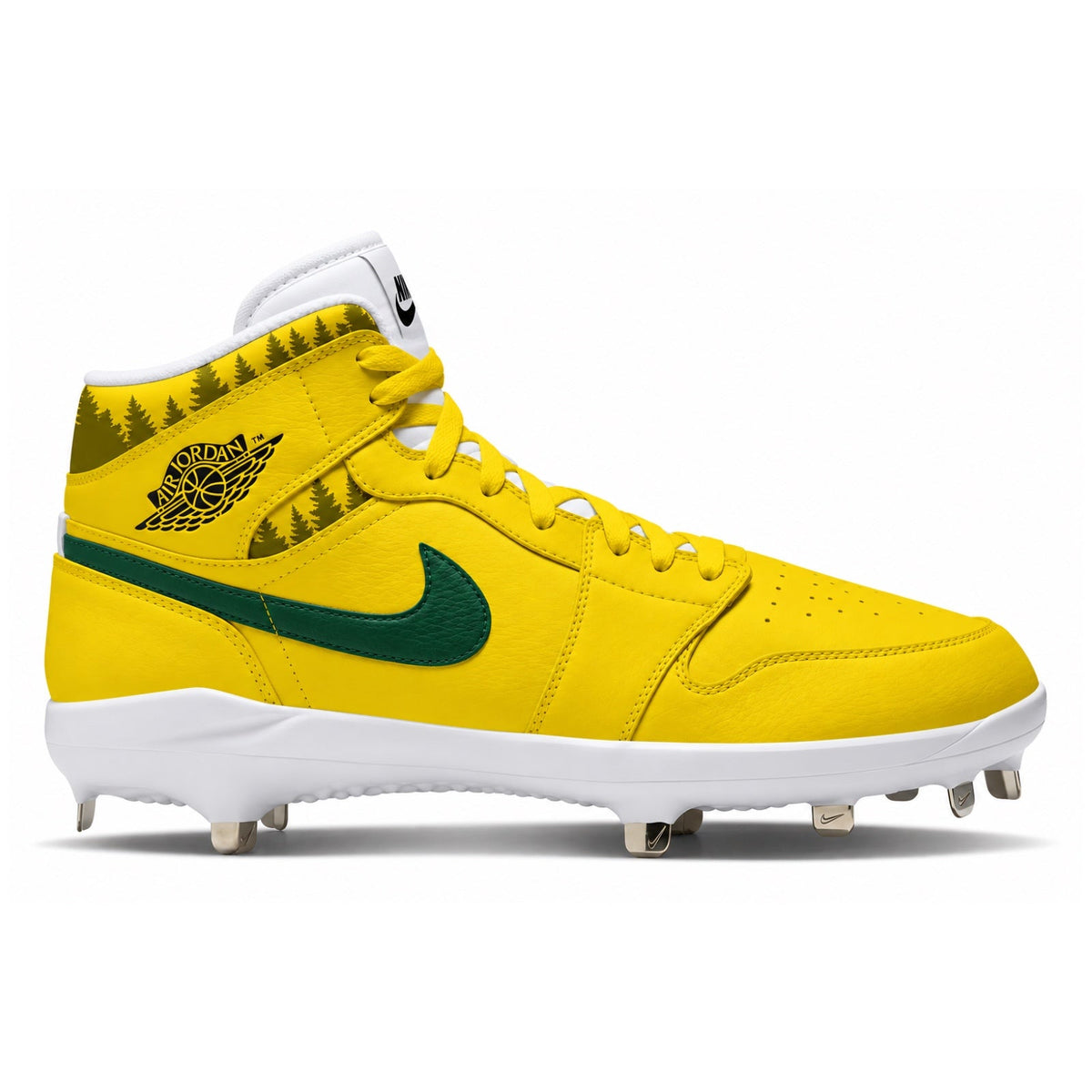 "What The Oregon" Jordan 1 Retro Cleats