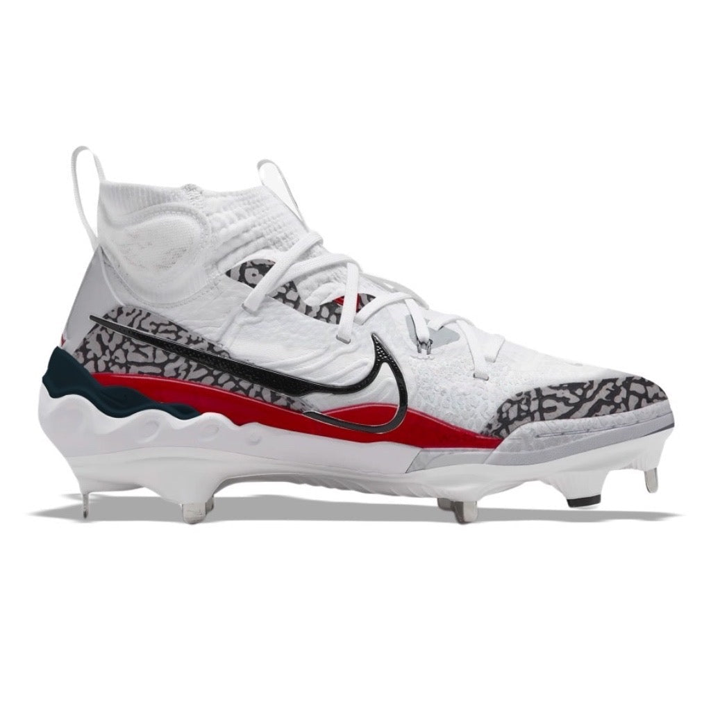 "Red Cement" Nike Alpha Huarache NXT Cleats