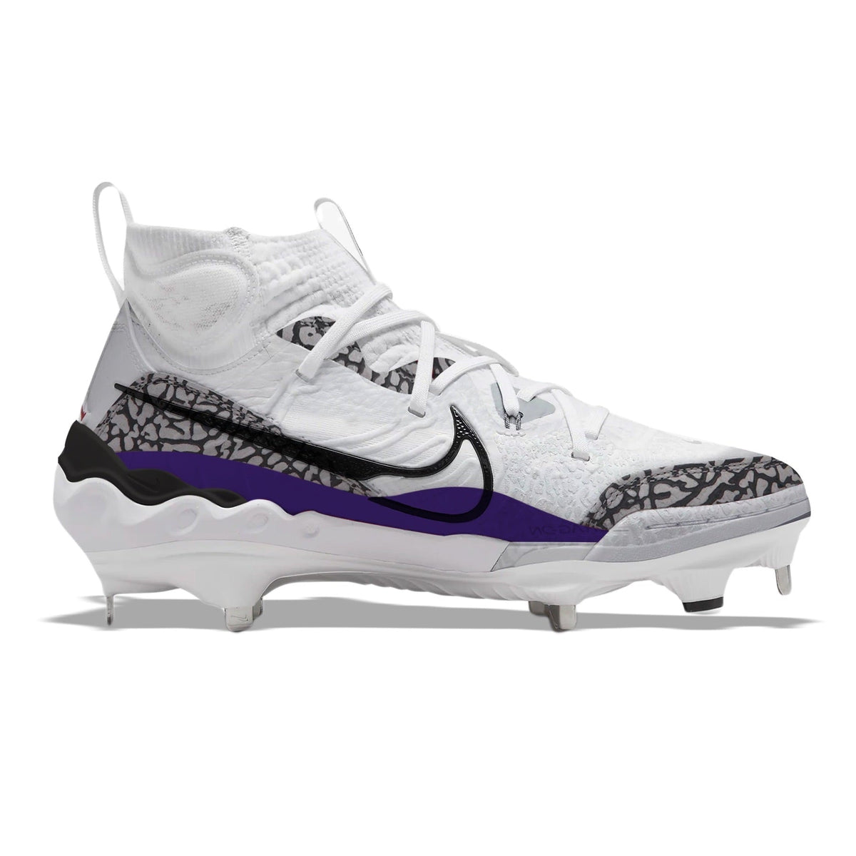 "Purple Cement" Nike Alpha Huarache NXT Cleats