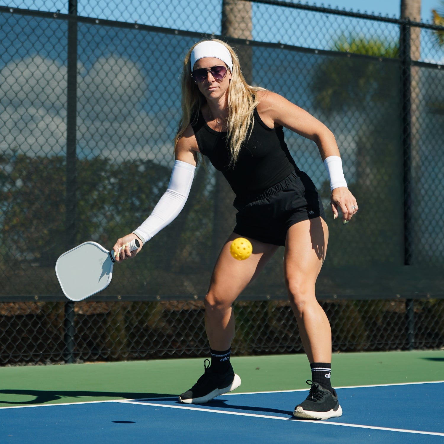 White Wrist Support Sleeves