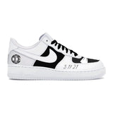"White Tux" Nike Air Force 1 Low Shoes