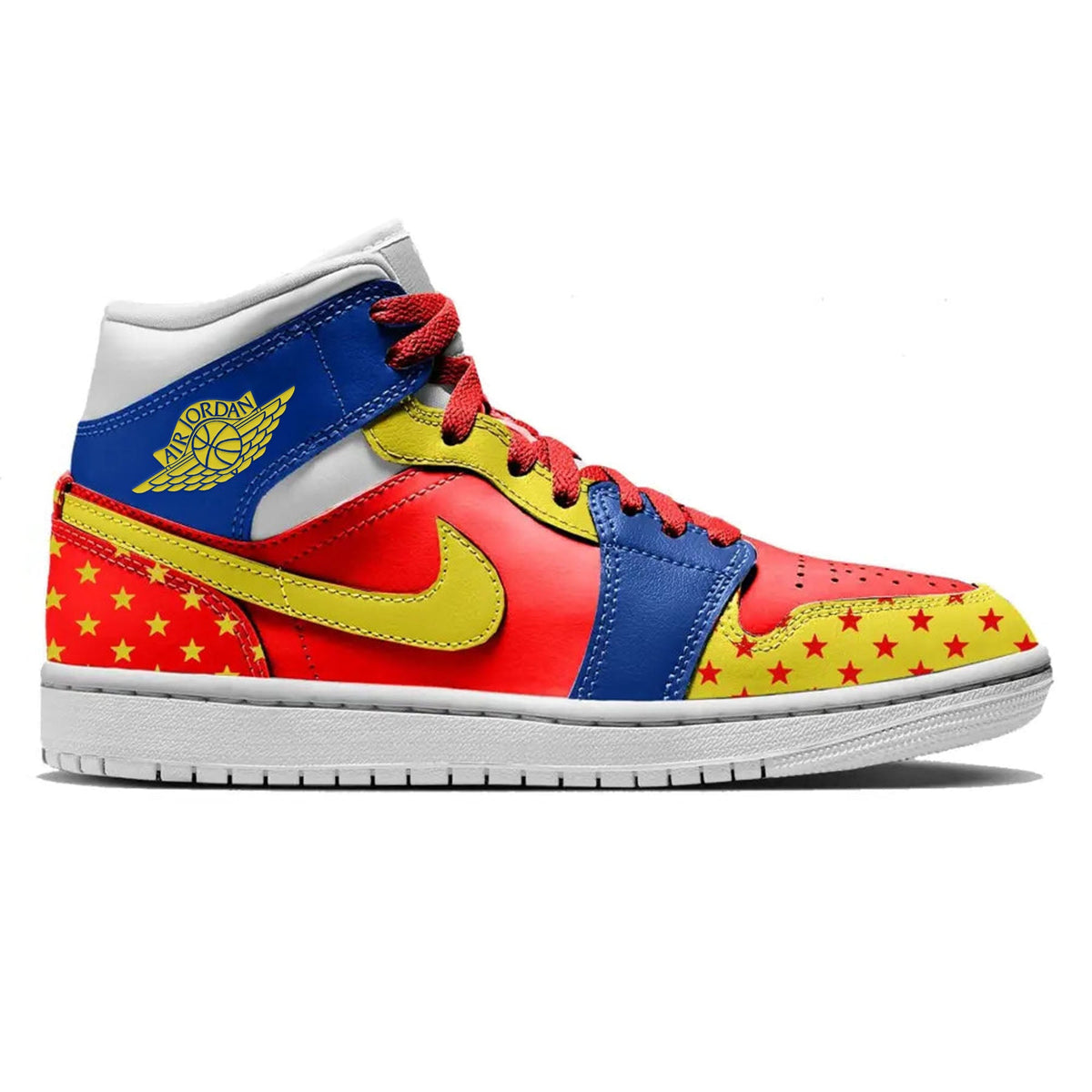 "Wonder" Jordan 1 Mid Shoes