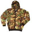 Camouflage hoodie on a white background