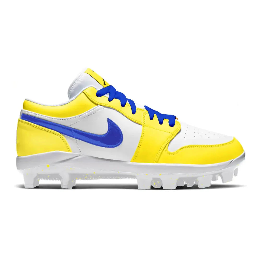 "Yellow Strike" Jordan 1 Retro Cleats