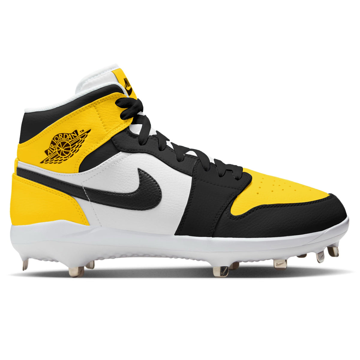 "Yellow Toe" Jordan 1 Retro Cleats