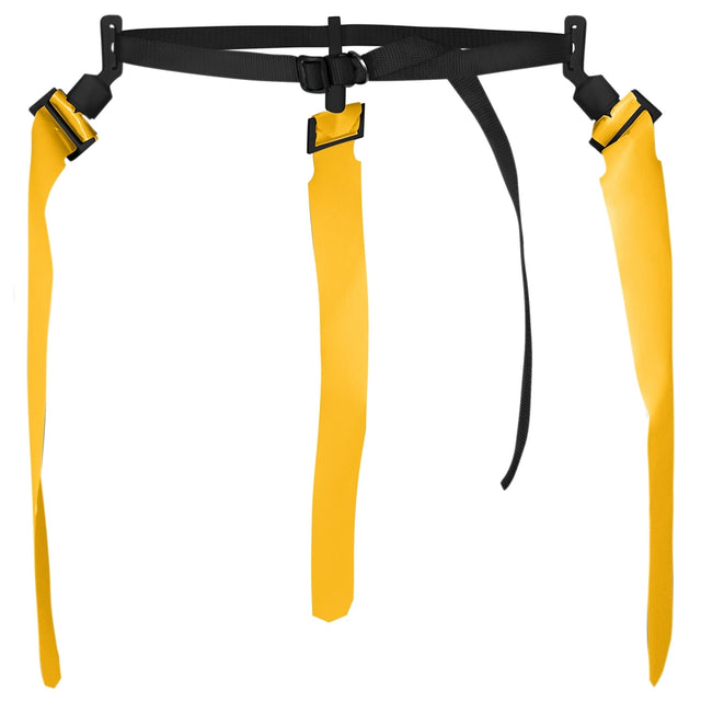 Quick-Down Flag Football Belt - 12 Pack 3-Flags per Belt - Bulk