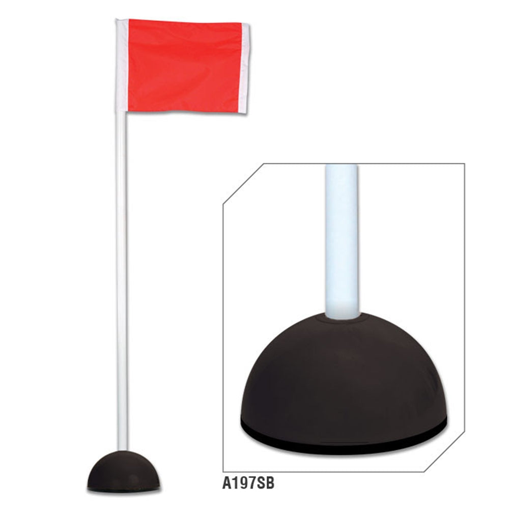 Corner Flags with Sand Bases