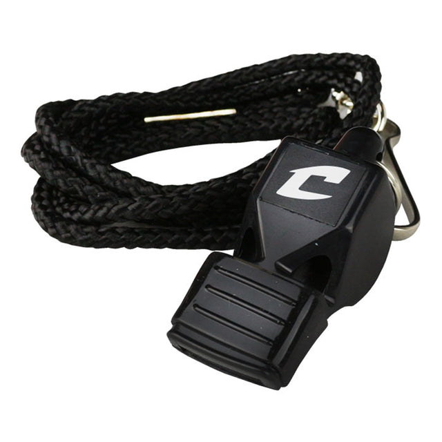 Officials' Whistle w/Lanyard & Mouth Cushion