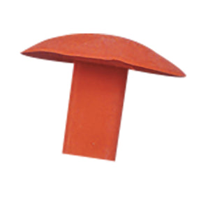 Rubber Ground Anchor Plug, Orange - Pro Game Sports