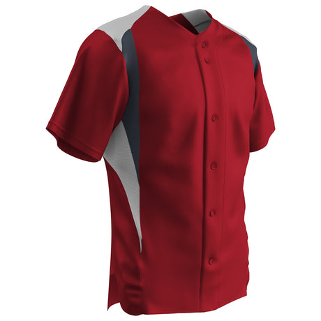 Bull Pen Full Button Baseball/Softball Jersey 