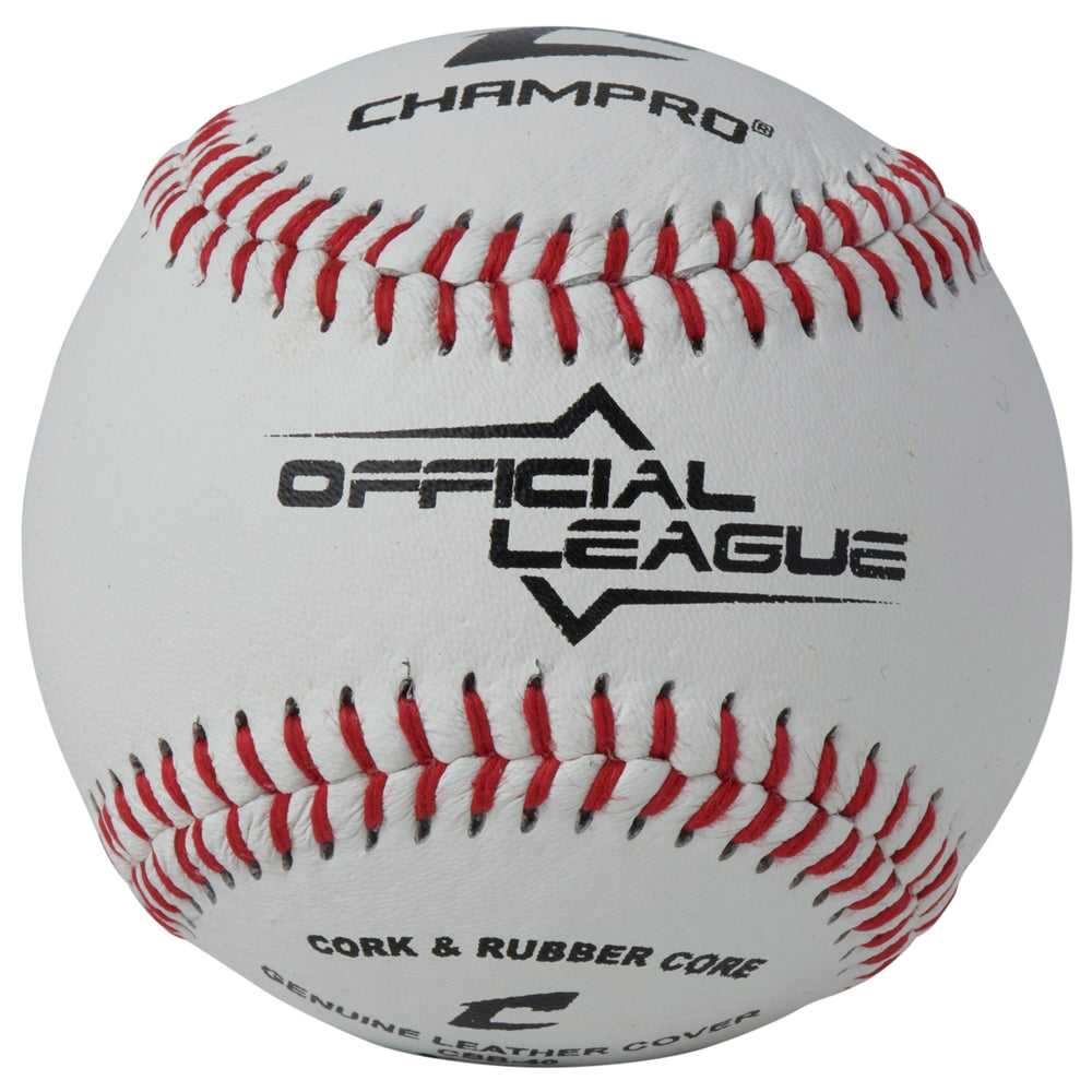 Official League - Cork/Rubber Core - Genuine Leather Cover