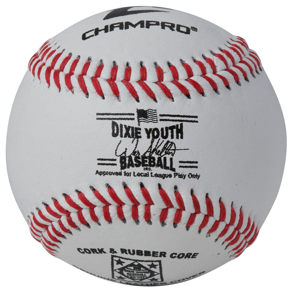 Dixie League Baseballs - Category 3 - Genuine Leather Cover