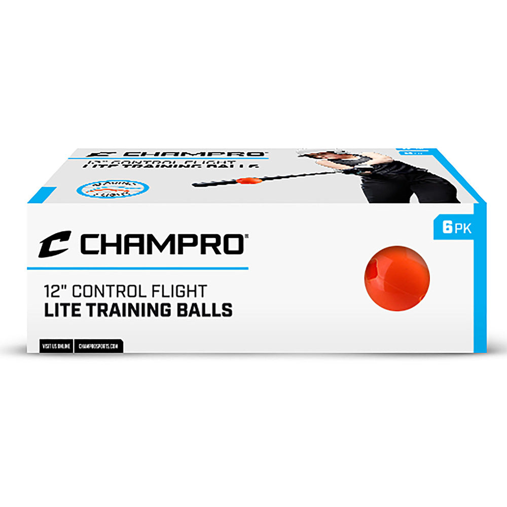 12" Lite Control Flight Ball for Softball - 6 Pack