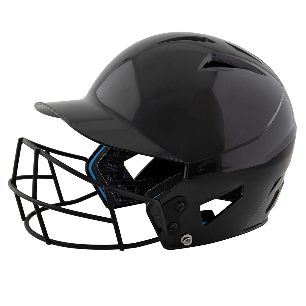 HX Rookie Baseball Helmet w/Facemask Uncoated