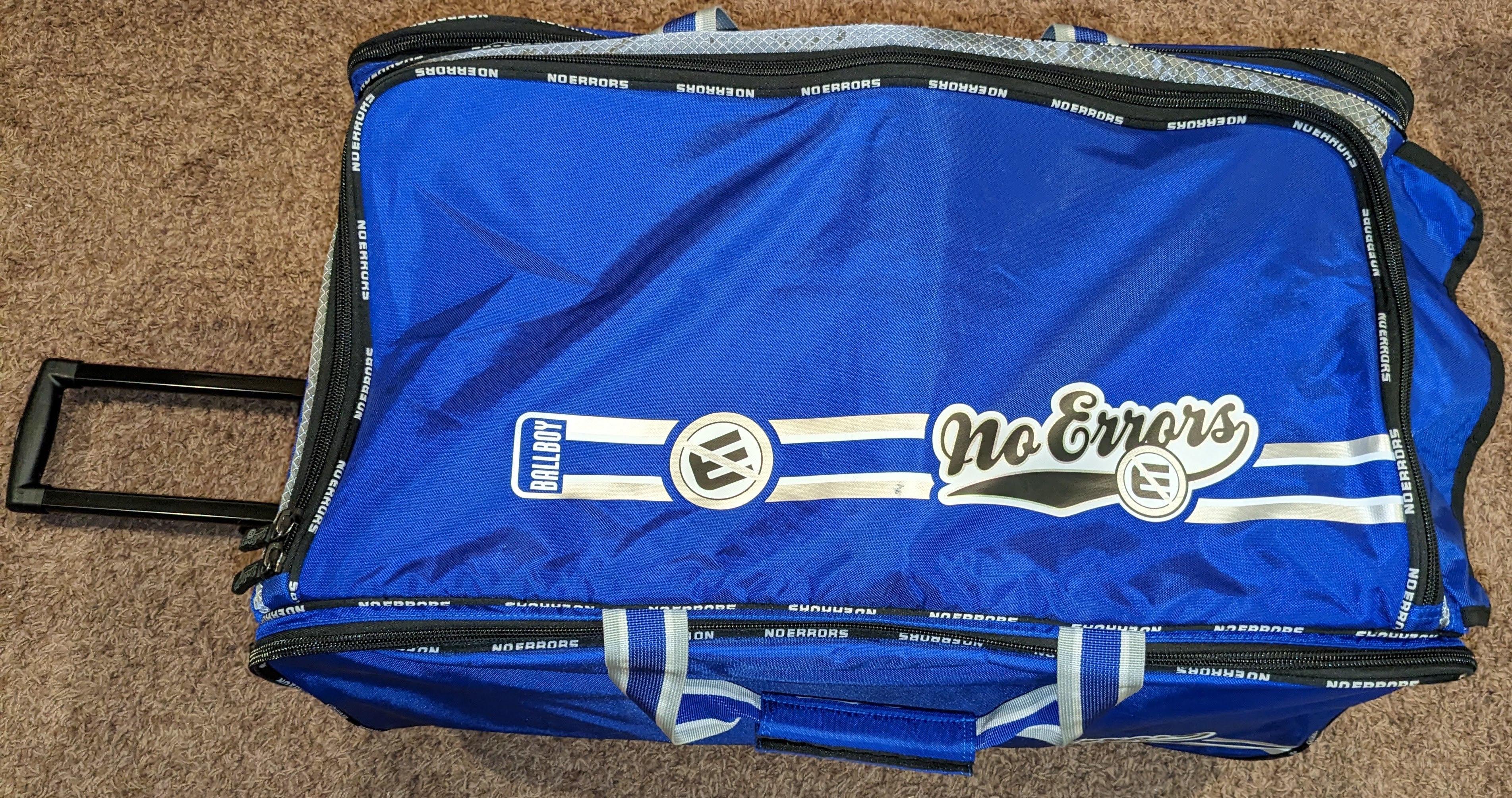 No Errors Ball Boy XL Baseball Coaches Gear Bag - Pro Game Sports