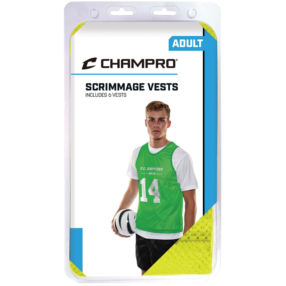 Scrimmage Micro Mesh Soccer Pinnie 6 Pack