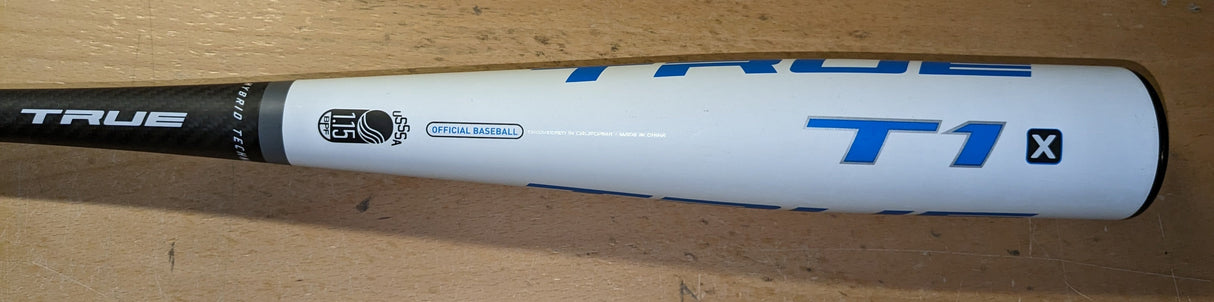 True T1X USSSA 2-3/4" Baseball Bat (-10) - Pro Game Sports