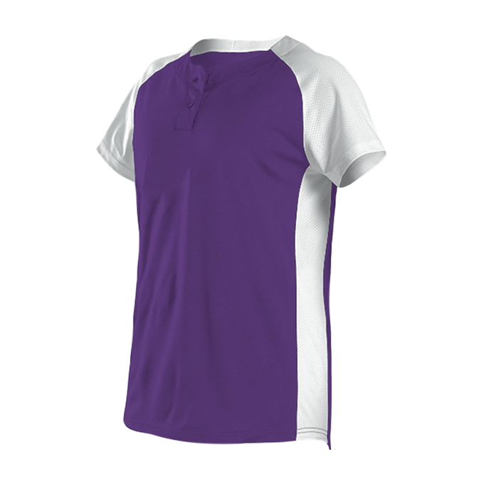 Girls Two Button Fastpitch Jersey